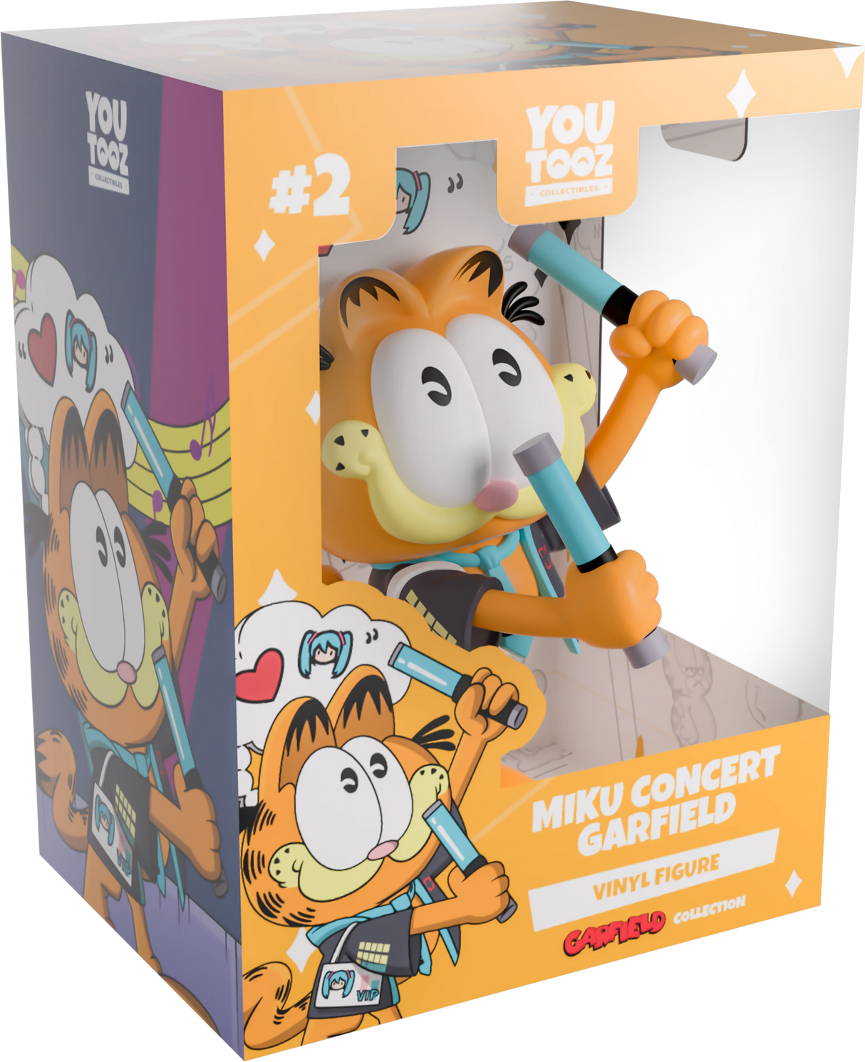 Youtooz - Garfield: Hatsune Miku Concert Garfield
