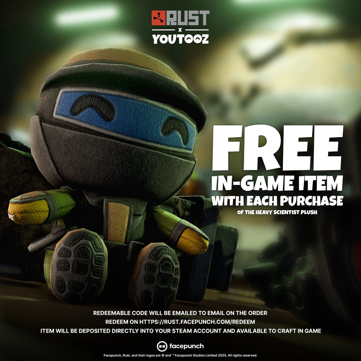 Youtooz - Rust: Heavy Scientist Plush (9IN)