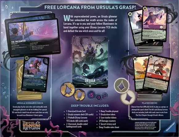 Disney Lorcana TCG - Set 4 - Ursulas Return - Illumineers Quest Gift Set