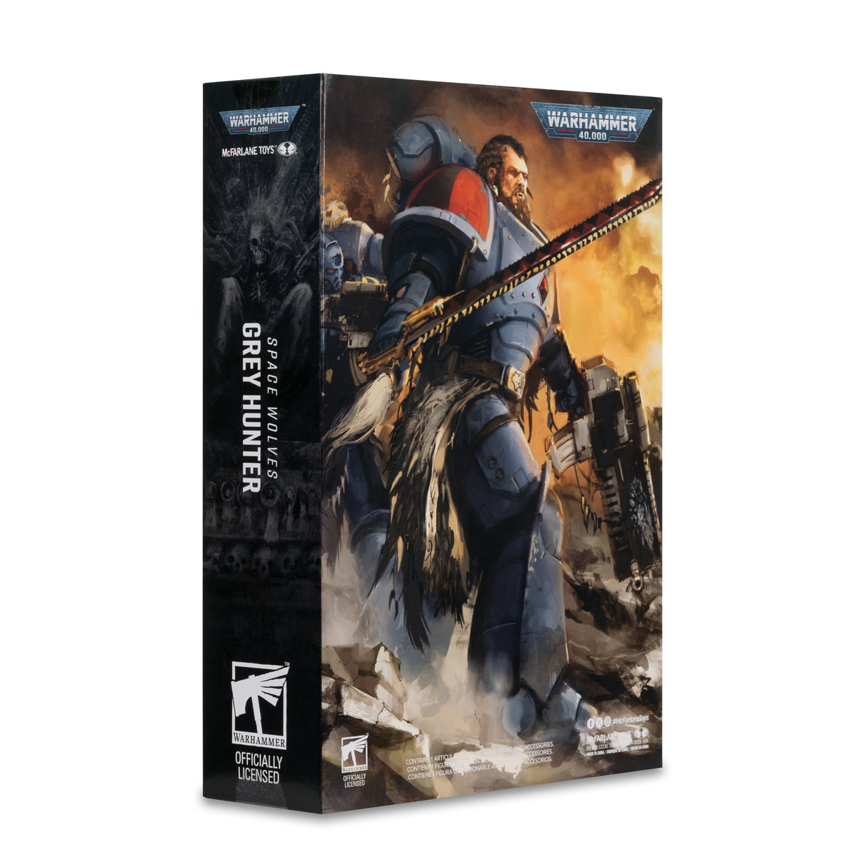 Warhammer 40000 7IN Figures WV12 - Space Wolves Grey Hunter