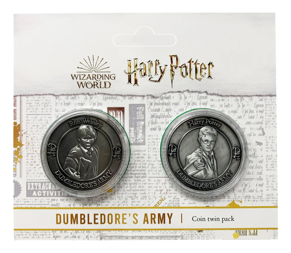 Harry Potter Dumbledore Army Twin Coin (Harry Potter & Ron Weasley)