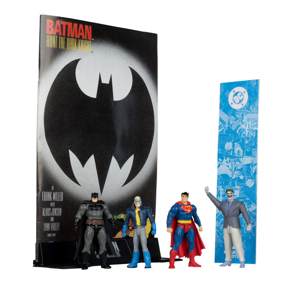 DC Direct Page Punchers Action Figure 4-Pack Batman & Son of Batman & Superman & Joker 7cm McFarlane
