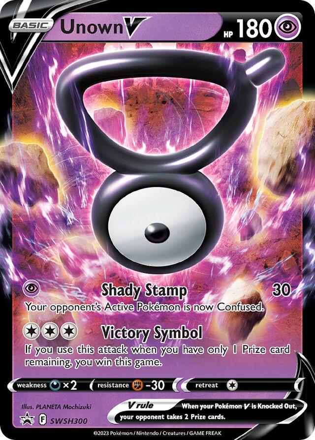 Pokemon TCG: Sword & Shield Promo SWSH300 Unown V