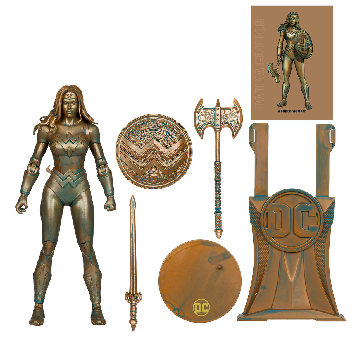 McFarlane Toys DC Multiverse – Wonder Woman (Classic) (Patina)(Gold Label) 7′ Action Figure