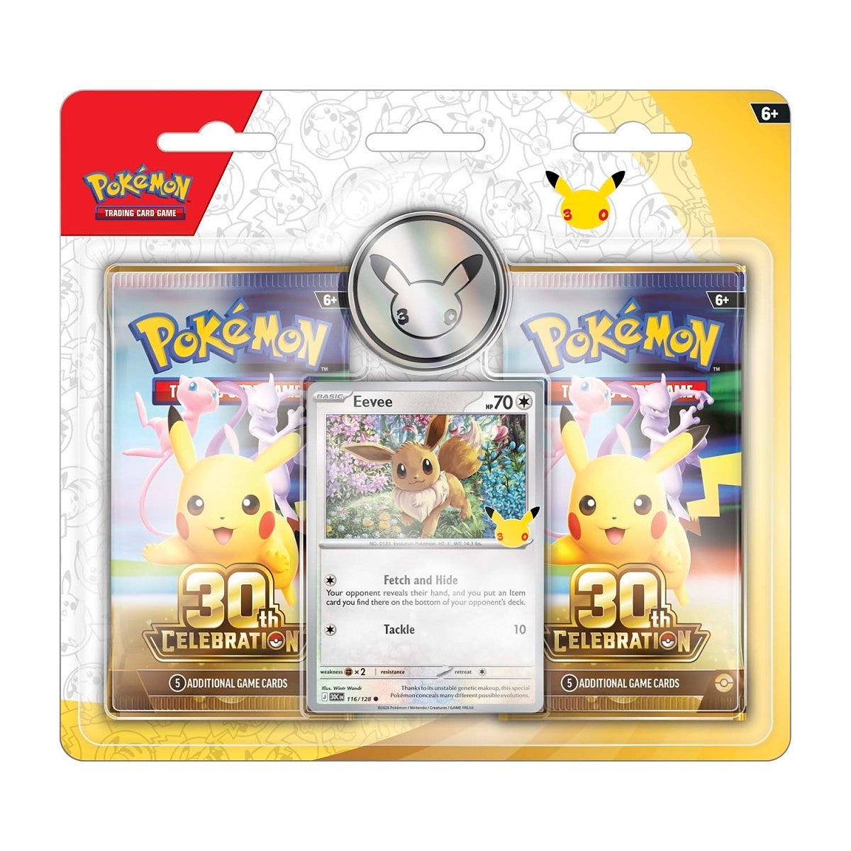 Pokemon TCG: 2 Pack Blister - 30th Celebration