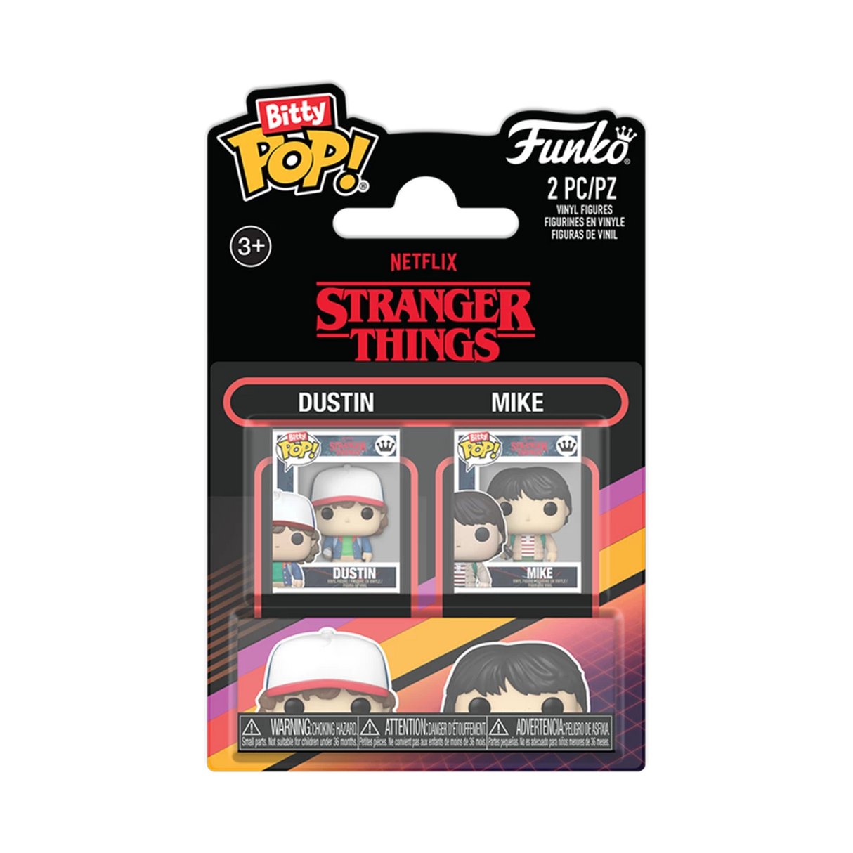 Funko Bitty POP! 2-Pack: Stranger Things - Dustin & Mike Vinyl Figures