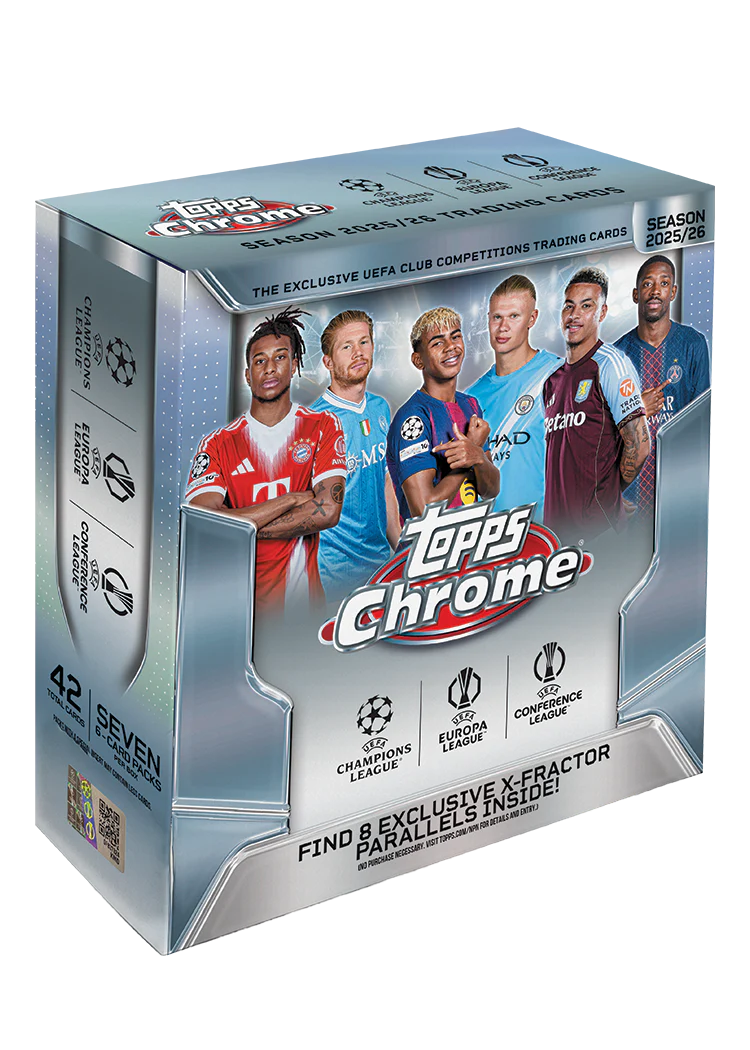 Topps - UCC Chrome 2025-26 Mega Box