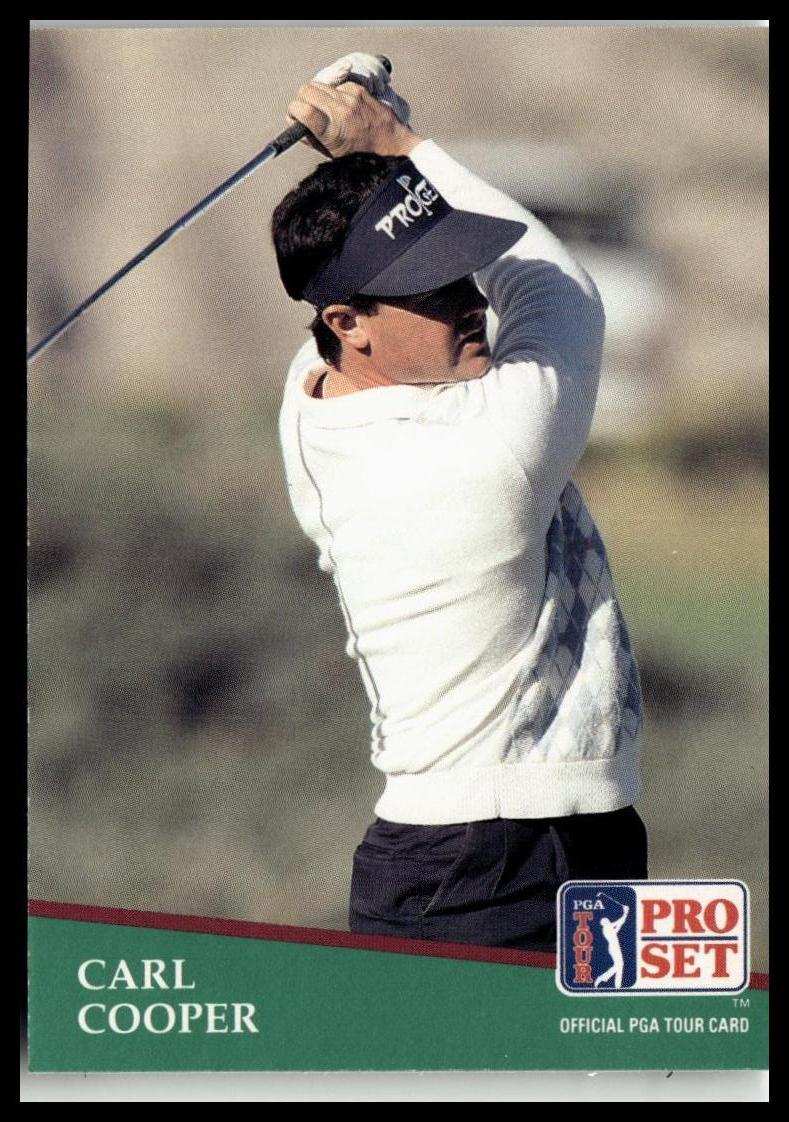 Golf Singles 1991 Pro Set PGA Tour [152 Carl Cooper