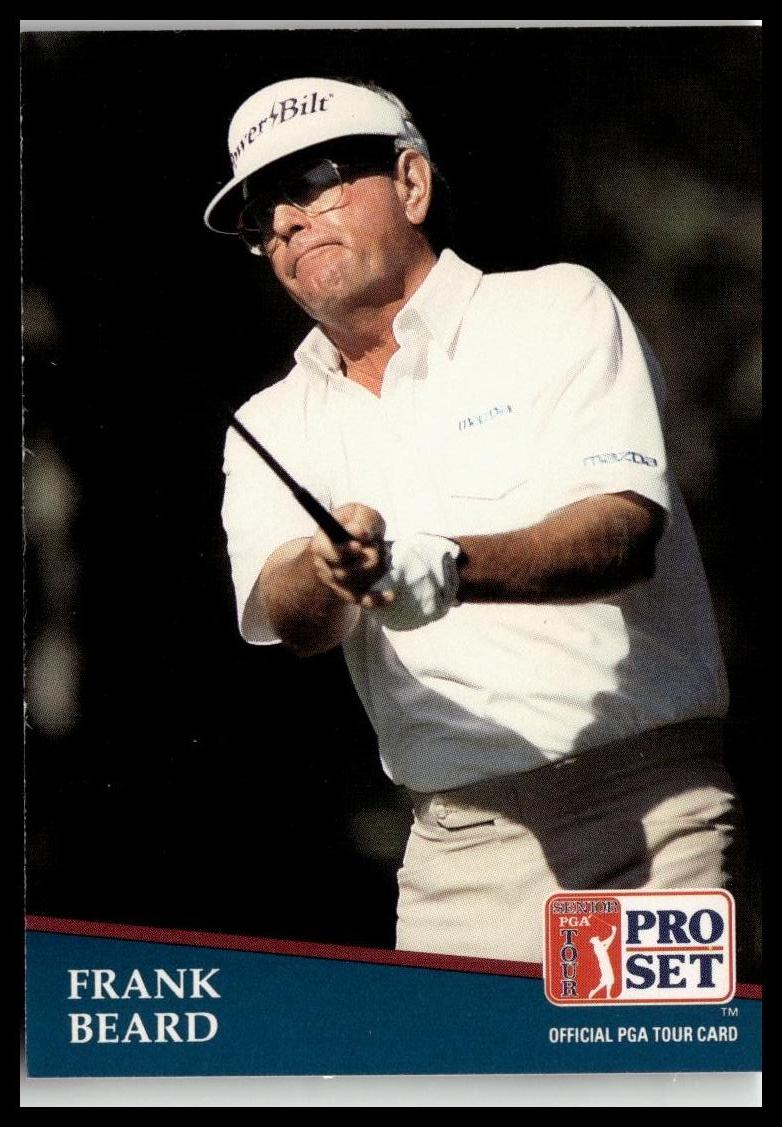 Golf Singles 1991 Pro Set PGA Tour [227 Frank Beard