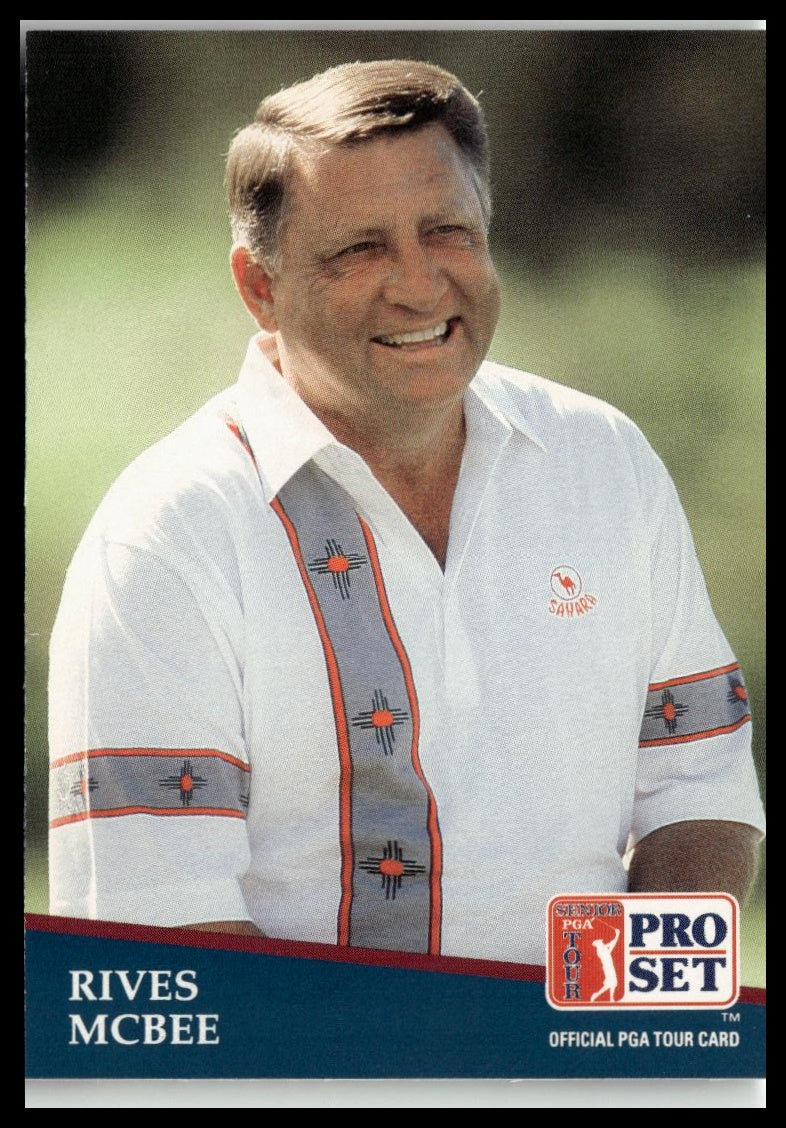 Golf Singles 1991 Pro Set PGA Tour [254 Rives McBee