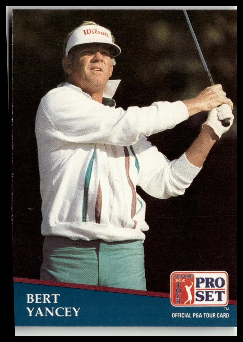 Golf Singles 1991 Pro Set PGA Tour [237 Bert Yancey