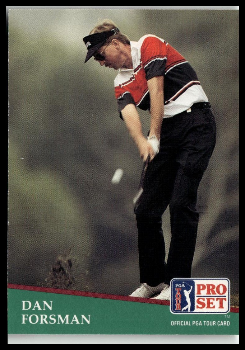 Golf Singles 1991 Pro Set PGA Tour [158 Dan Forsman