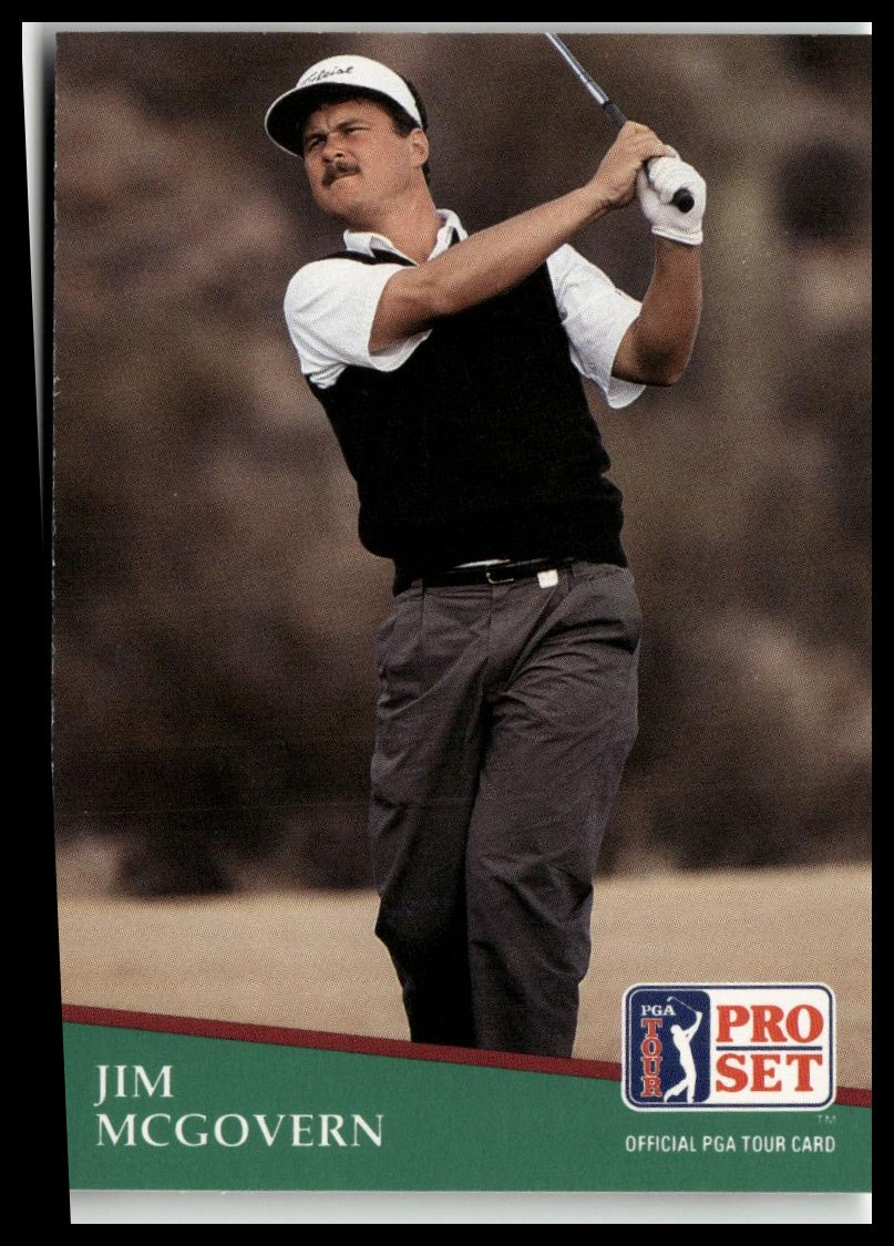 Golf Singles 1991 Pro Set PGA Tour [155 Jim McGovern