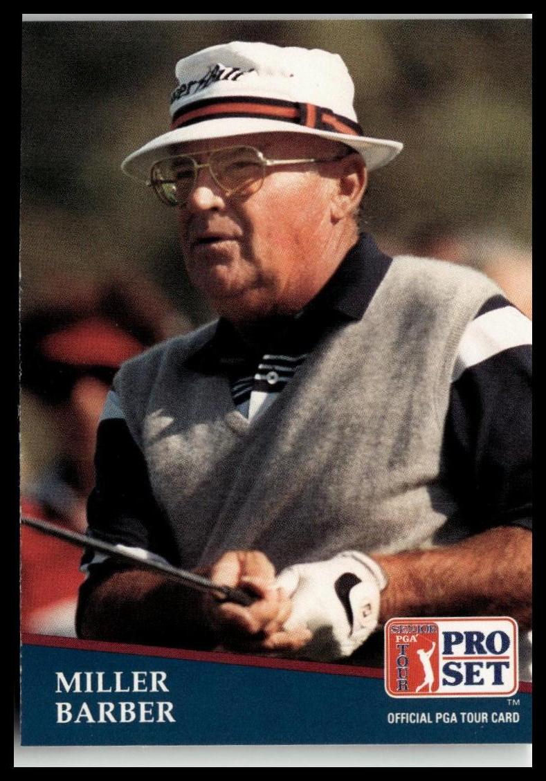 Golf Singles 1991 Pro Set PGA Tour [250 Miller Barber