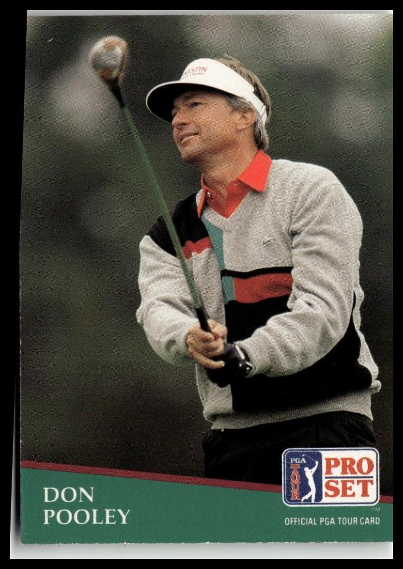 Golf Singles 1991 Pro Set PGA Tour [139 Don Pooley