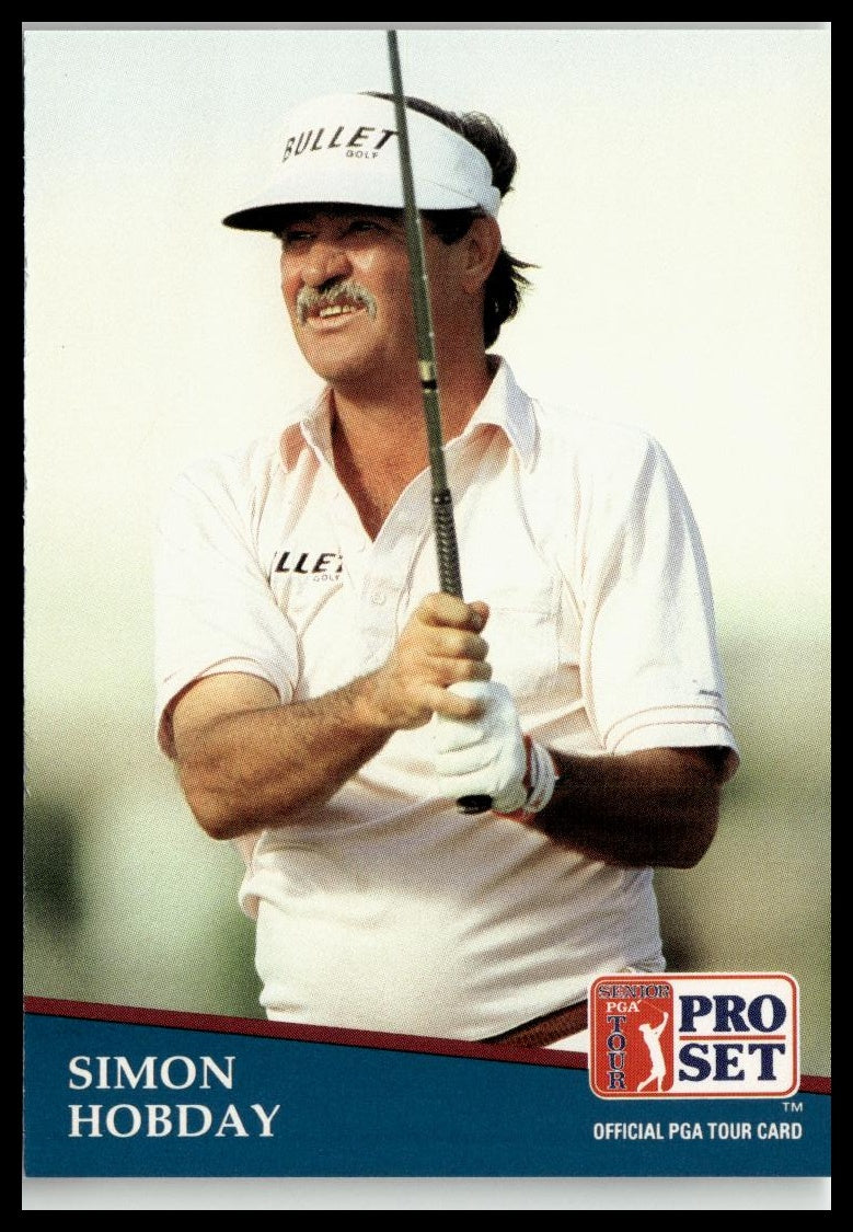 Golf Singles 1991 Pro Set PGA Tour [258 Simon Hobday