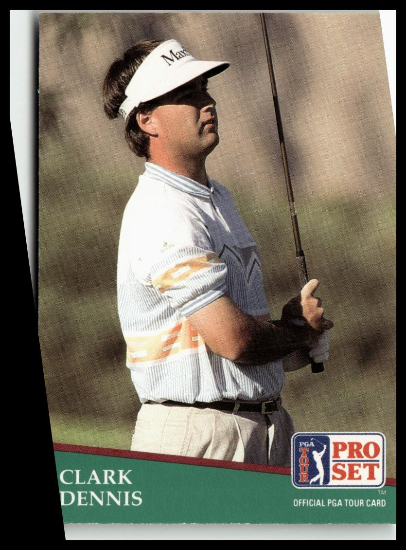 Golf Singles 1991 Pro Set PGA Tour [109 Clark Dennis