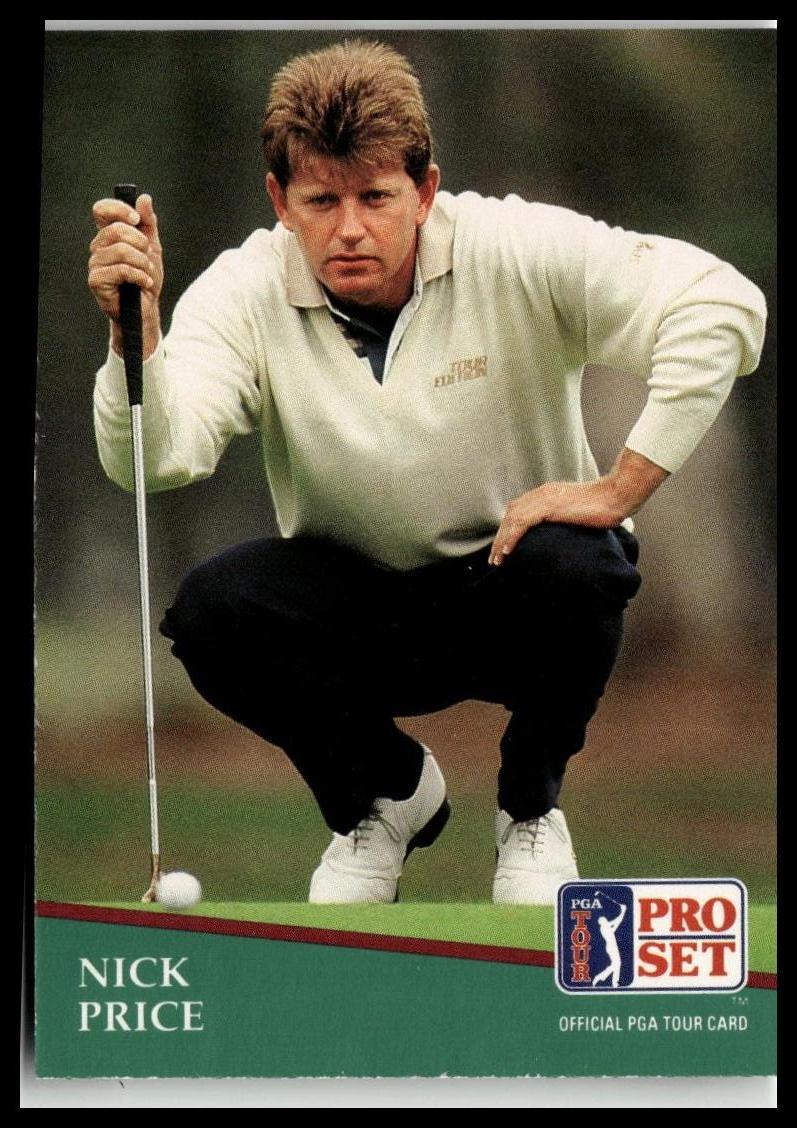 Golf Singles 1991 Pro Set PGA Tour [96 Nick Price