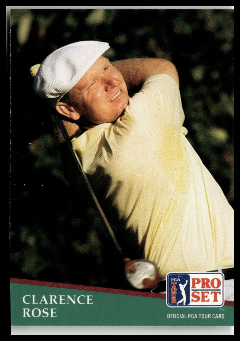 Golf Singles 1991 Pro Set PGA Tour [278 Clarence Rose