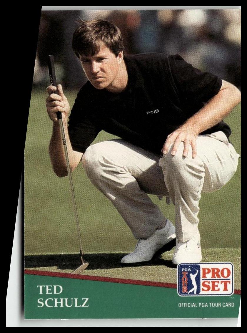 Golf Singles 1991 Pro Set PGA Tour [156 Ted Schulz