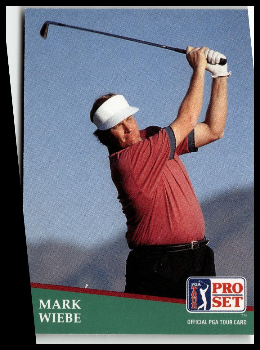 Golf Singles 1991 Pro Set PGA Tour [181 Mark Wiebe