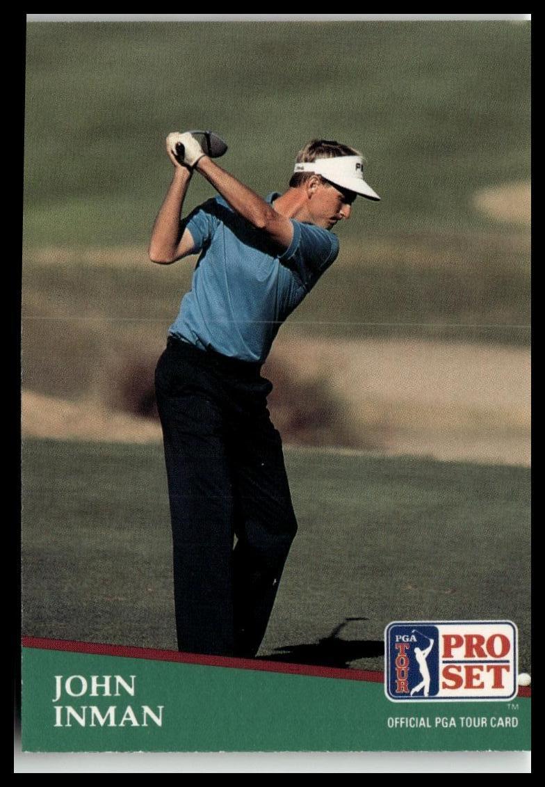 Golf Singles 1991 Pro Set PGA Tour [20 John Inman