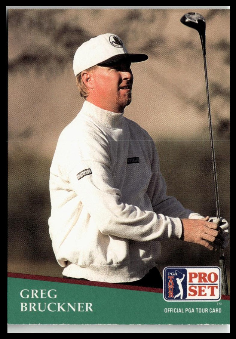 Golf Singles 1991 Pro Set PGA Tour [87 Greg Bruckner