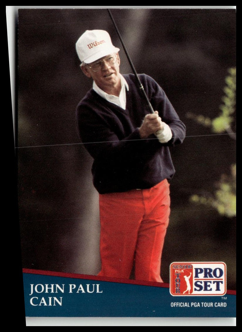 Golf Singles 1991 Pro Set PGA Tour [223 John Paul Cain