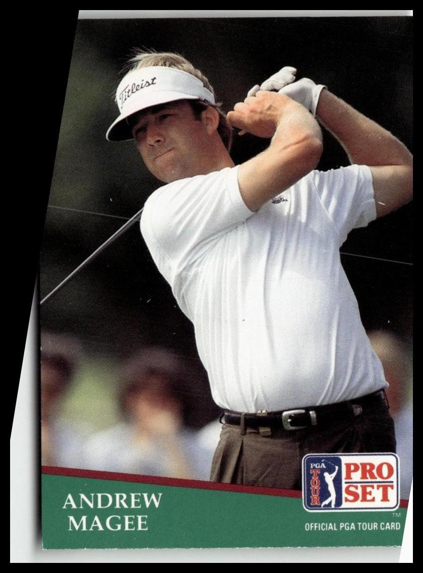 Golf Singles 1991 Pro Set PGA Tour [117 Andrew Magee