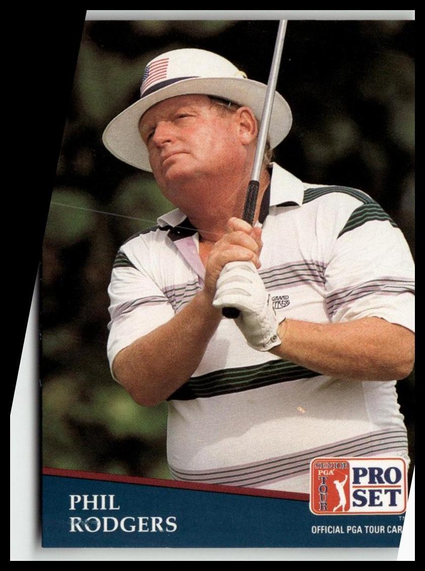 Golf Singles 1991 Pro Set PGA Tour [215 Phil Rodgers