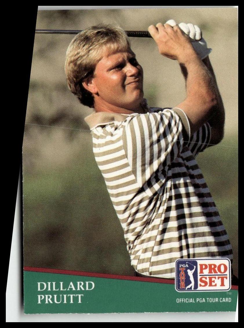 Golf Singles 1991 Pro Set PGA Tour [108 Dillard Pruitt