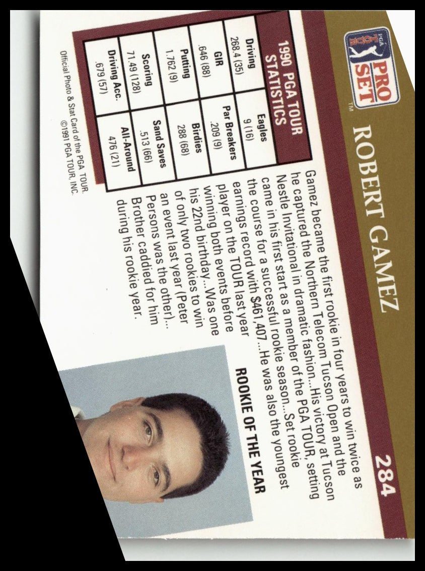 Golf Singles 1991 Pro Set PGA Tour [284 Robert Gamez