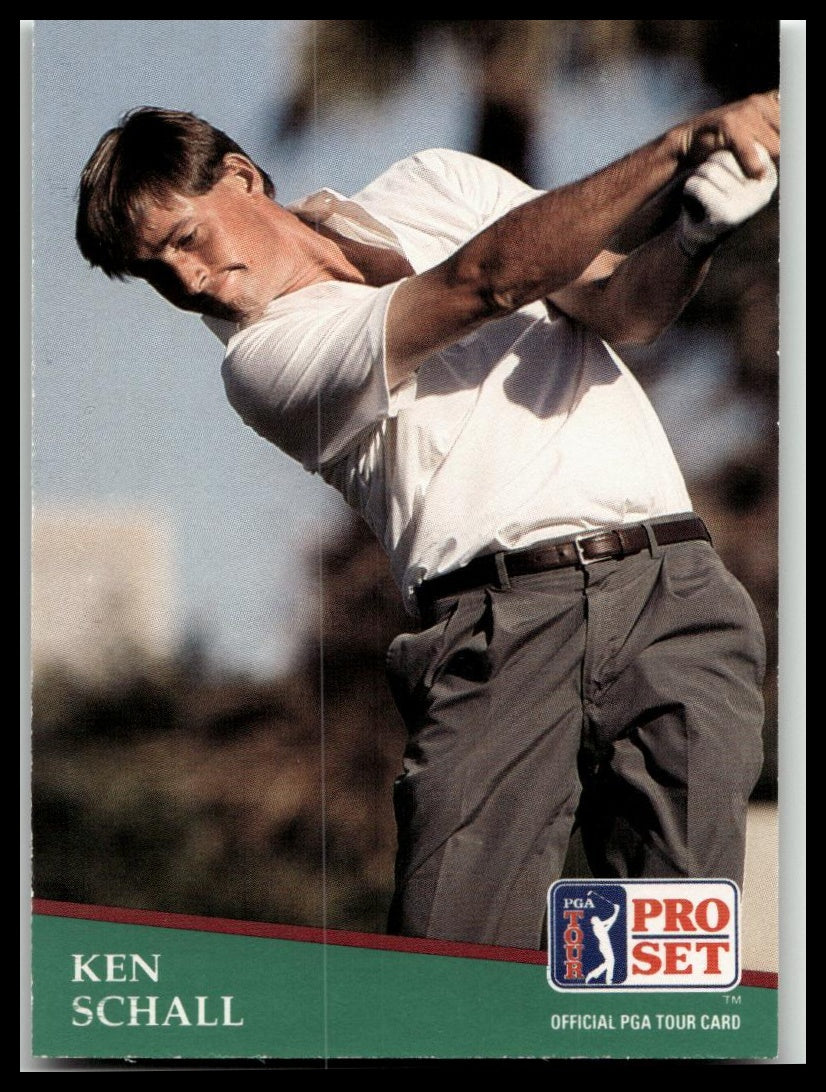 Golf Singles 1991 Pro Set PGA Tour [32 Ken Schall