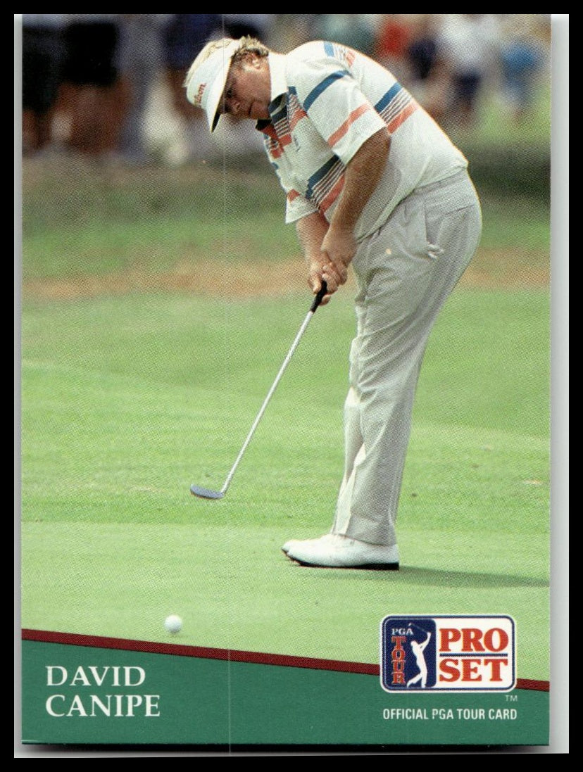 Golf Singles 1991 Pro Set PGA Tour [173 David Canipe
