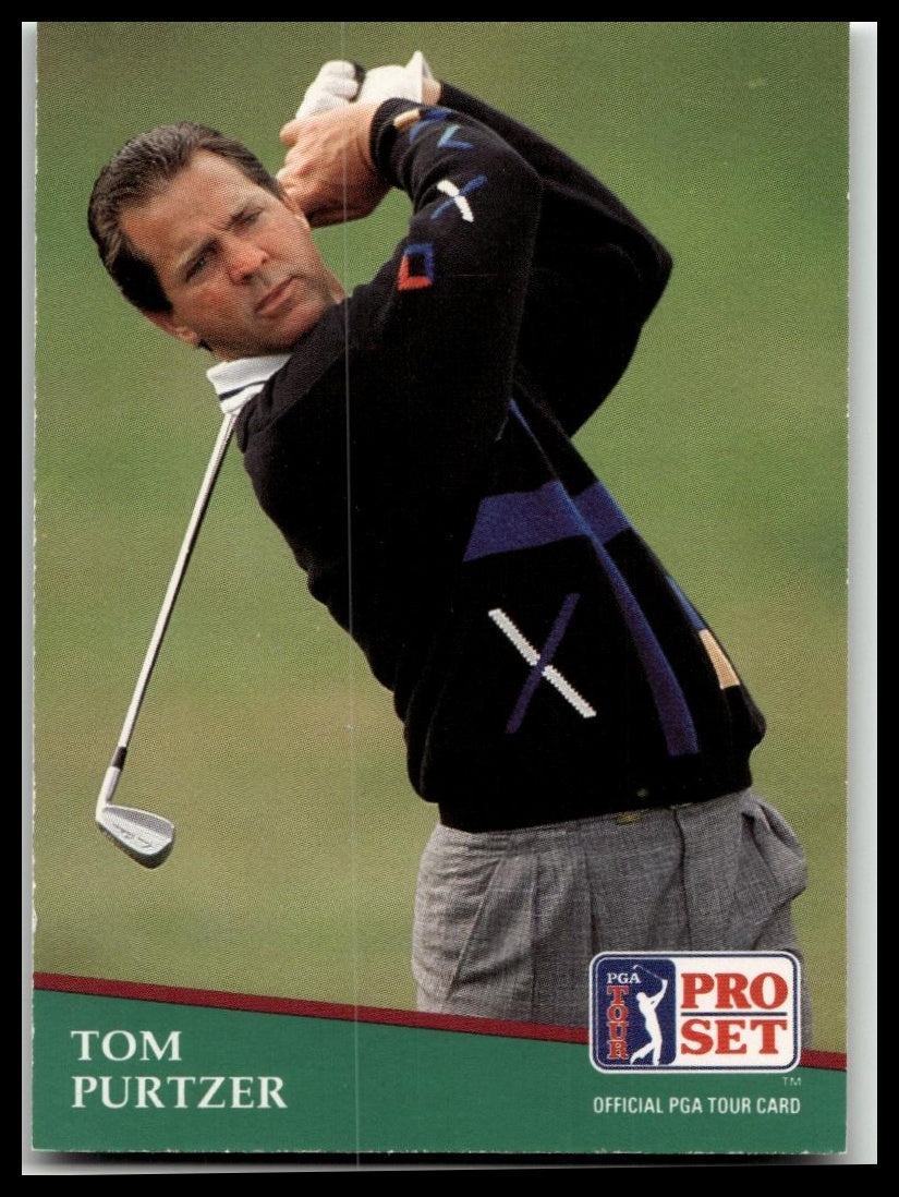 Golf Singles 1991 Pro Set PGA Tour [112 Tom Purtzer