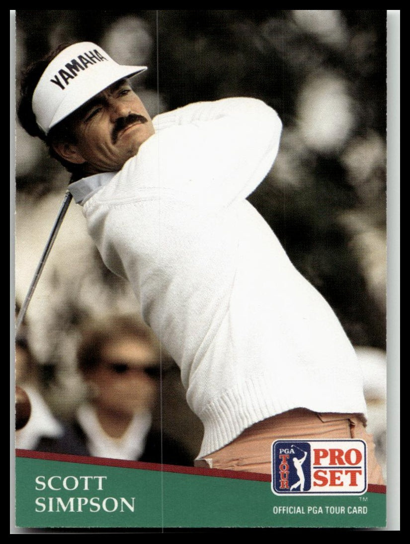 Golf Singles 1991 Pro Set PGA Tour [125 Scott Simpson