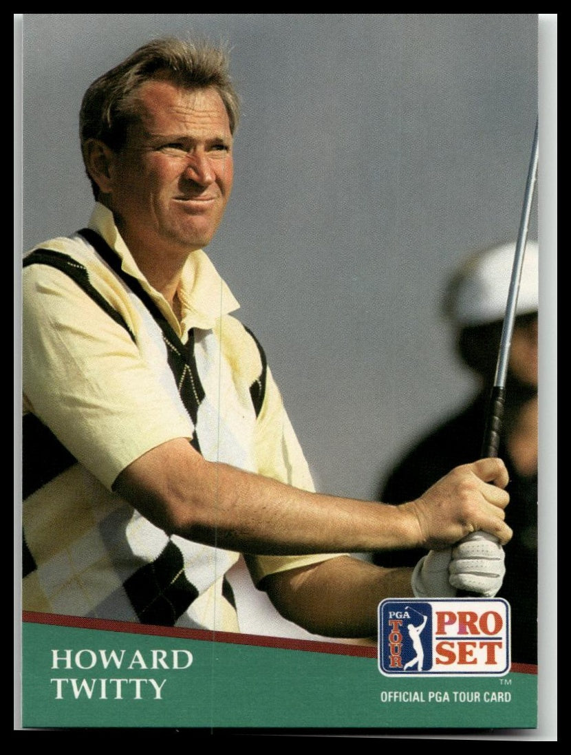 Golf Singles 1991 Pro Set PGA Tour [182 Howard Twitty
