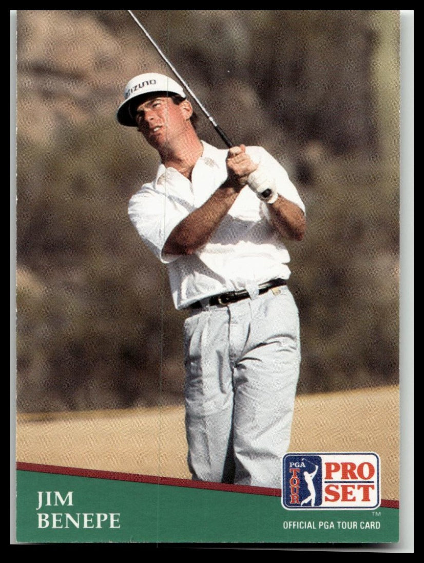 Golf Singles 1991 Pro Set PGA Tour [12 Jim Benepe