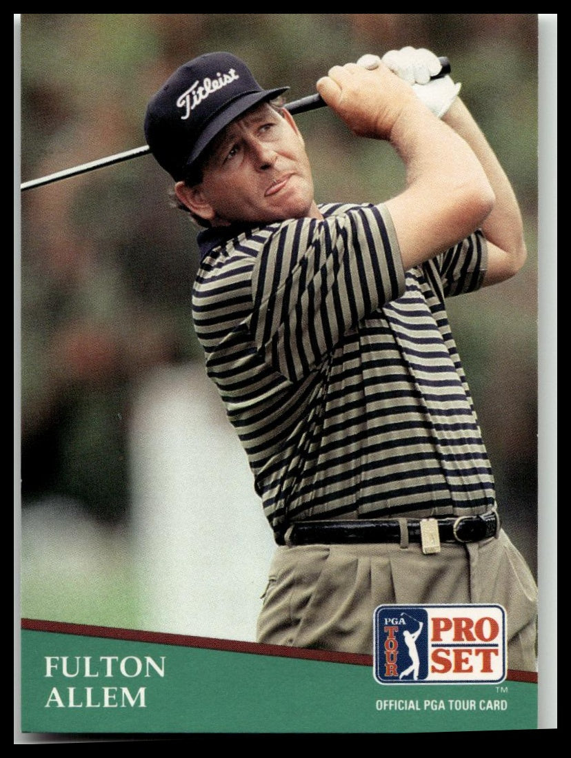Golf Singles 1991 Pro Set PGA Tour [183 Fulton Allem