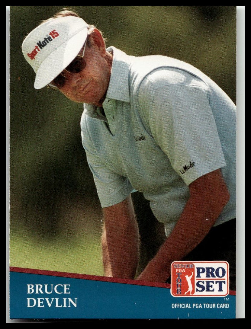 Golf Singles 1991 Pro Set PGA Tour [197 Bruce Devlin
