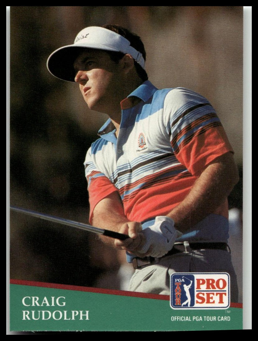 Golf Singles 1991 Pro Set PGA Tour [10 Craig Rudolph