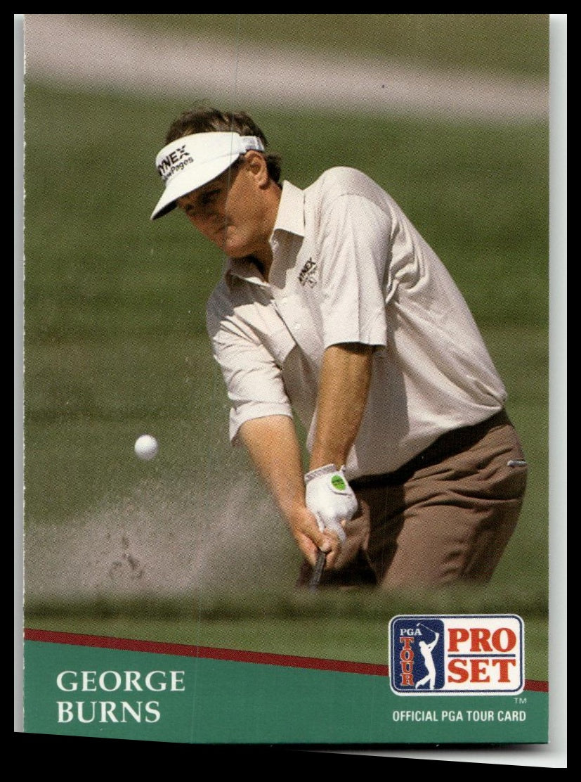 Golf Singles 1991 Pro Set PGA Tour [169 George Burns
