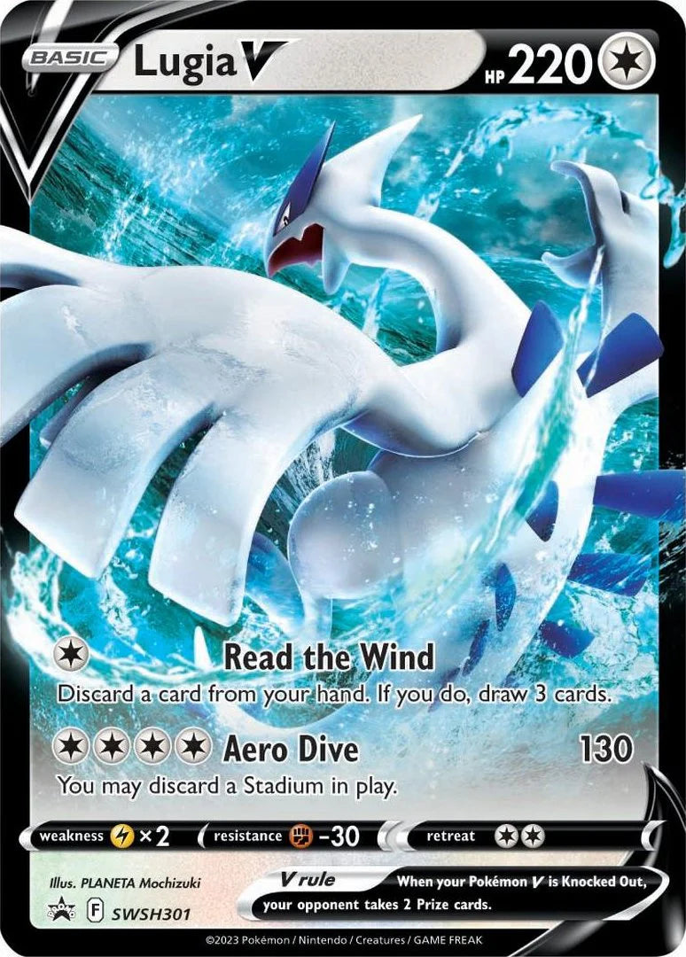 Pokemon TCG - Lugia V - SWSH301 - Black Star Promo Jumbo Card