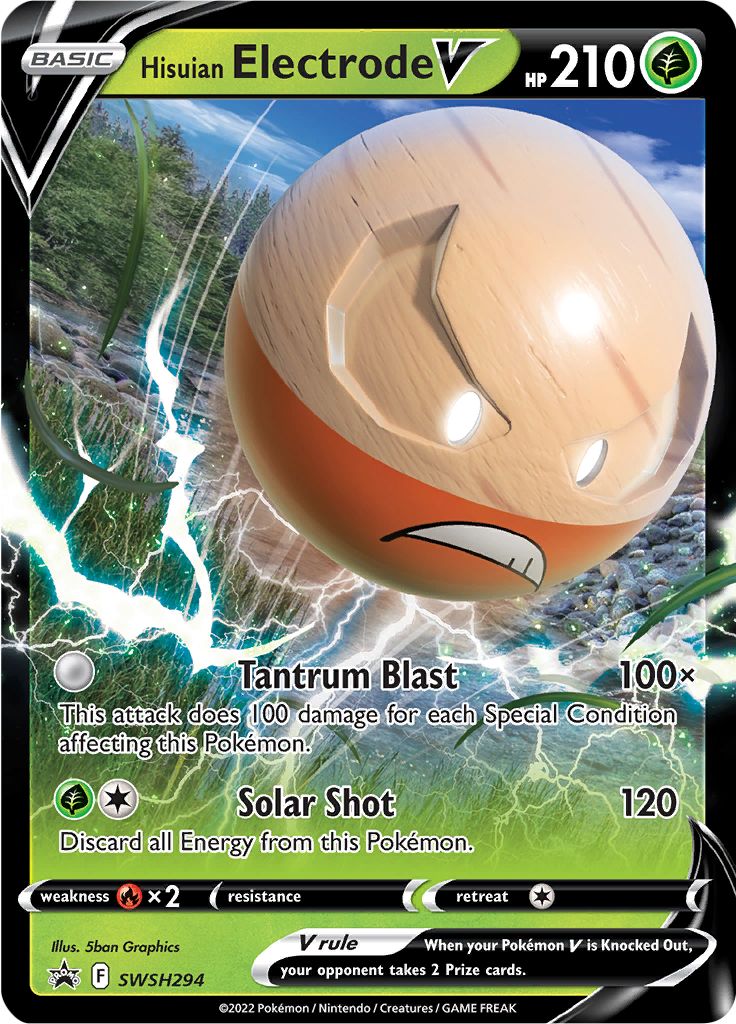 Pokemon TCG: Hisuian Electrode V Box SWSH294 Single Card