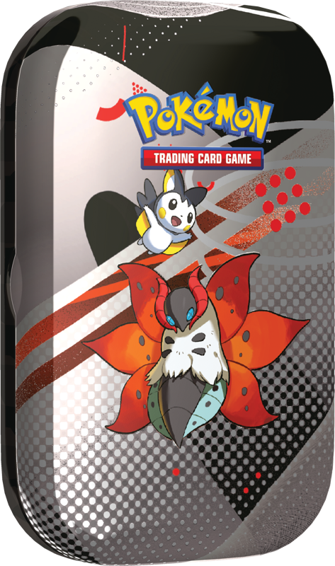 Pokemon TCG: Scarlet & Violet 10.5 - Black Bolt & White Flare - Unova Mini Tin Volcarona & Emolga