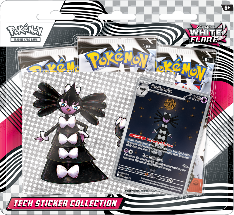 Pokemon TCG: Scarlet & Violet 10.5 - White Flare - Tech Sticker Collection Gothitelle