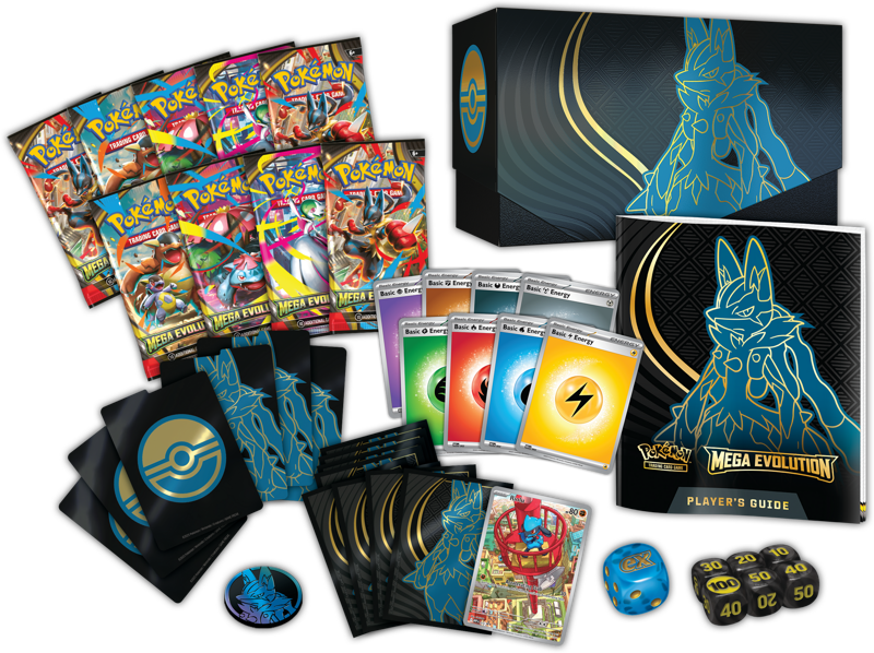 Pokemon TCG: Mega Evolution - Elite Trainer Box - Lucario