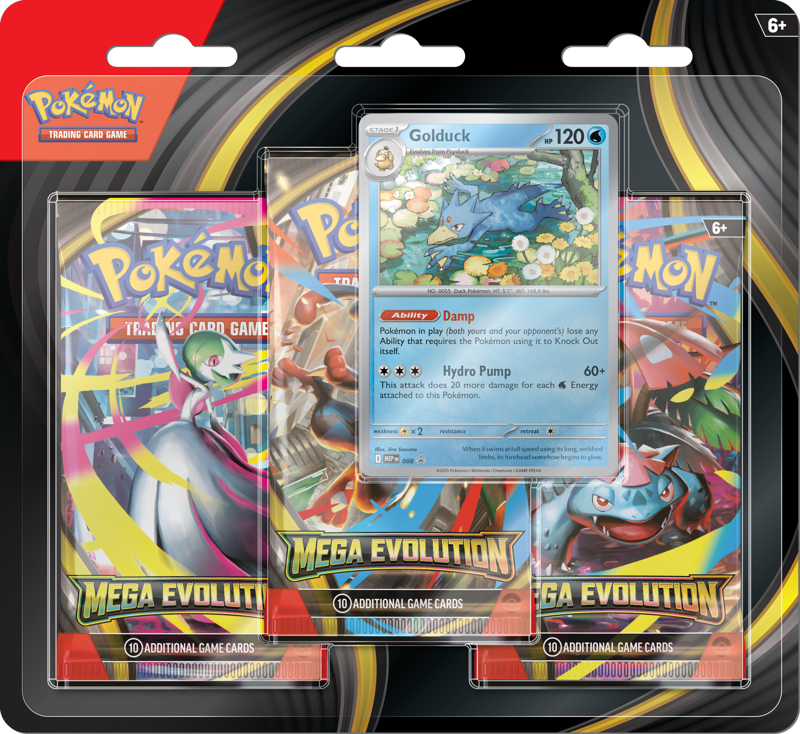 Pokemon TCG: Mega Evolution - 3-pack