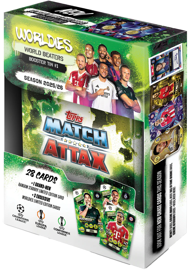 Match Attax - Worldies 25/26 Booster Tin 1: World Beaters