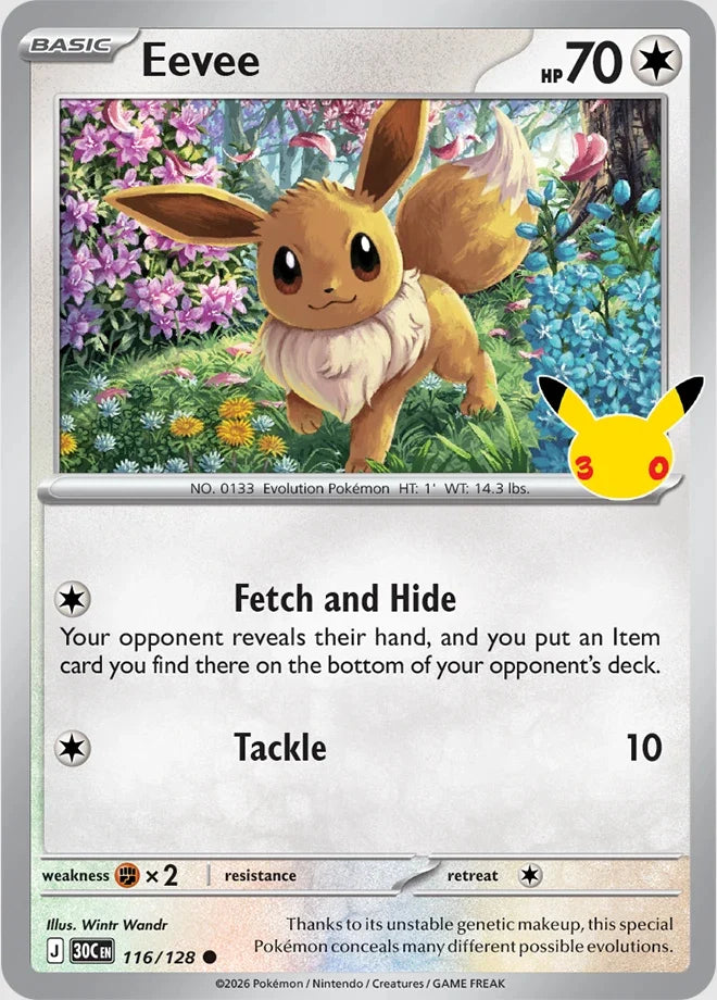 Pokemon TCG: 2 Pack Blister - 30th Celebration